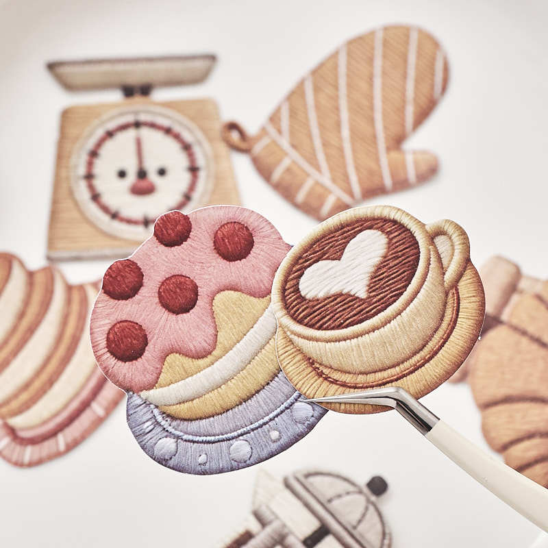 Embroidery Sheet - 20 stuks borduurwerk verhaalserie Kawaii dierenthema