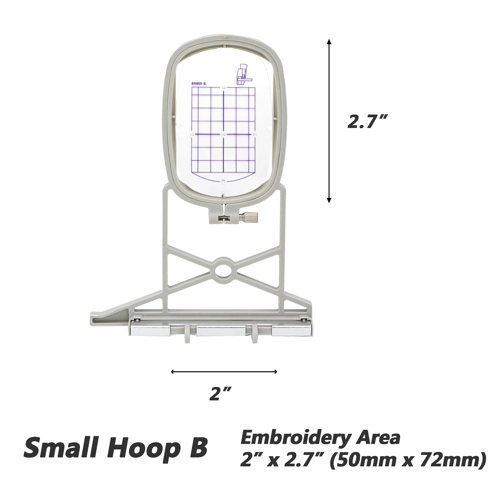 Embroidery Hoop Plastic - Kleine naai- en borduurring B voor