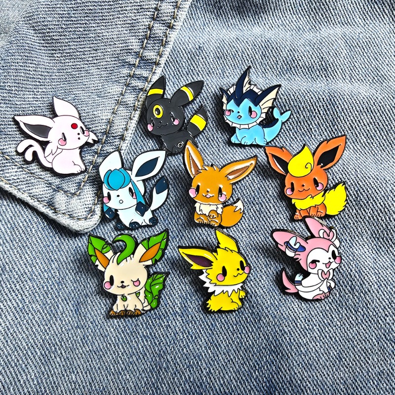 Embroidery Wallpaper - Hete 9-delige Anime Elf Broche Set