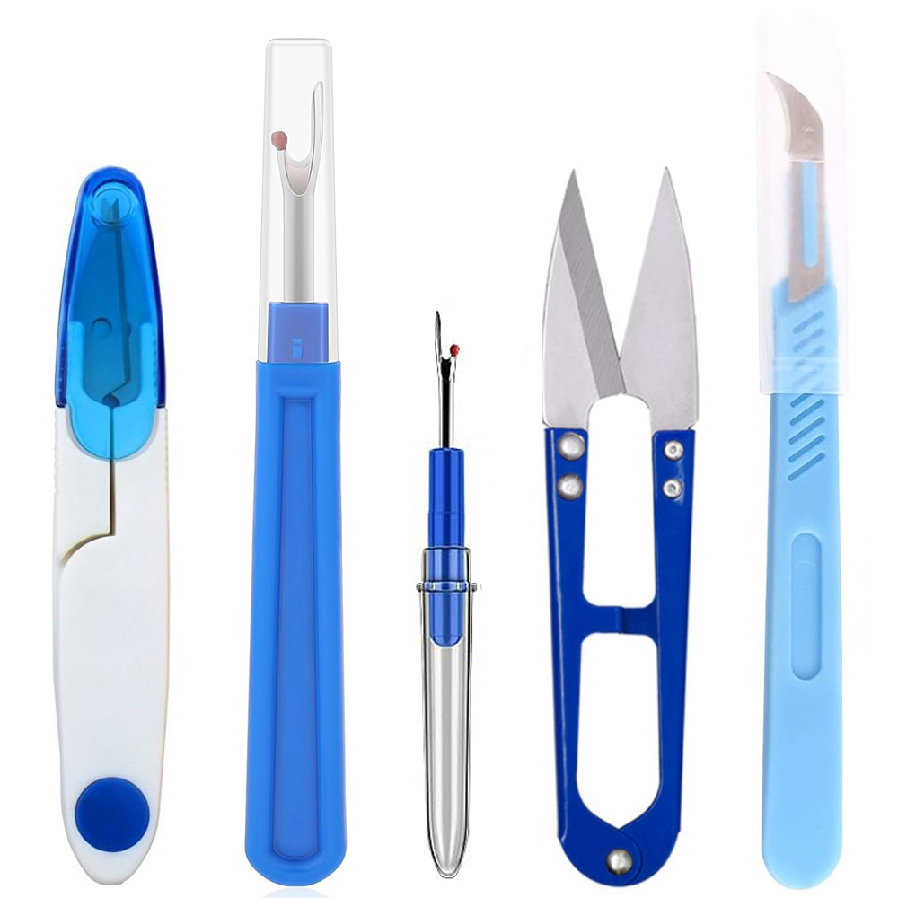 Embroidery Removal Tool - 5-delige naaigereedschapset met naadopener en U-vormige