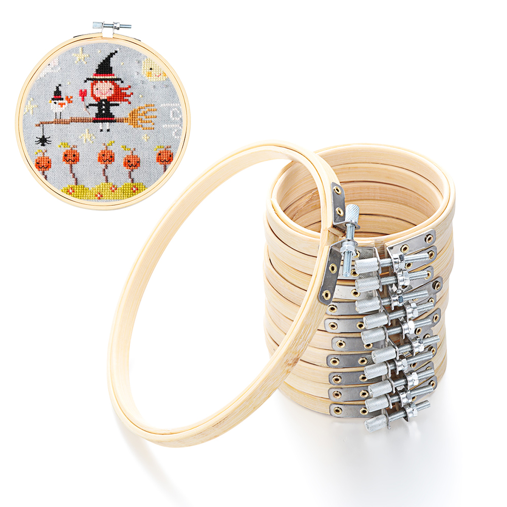 Embroidery Hoop Plastic - 8/10/13/15/18/30Cm Borduurwerk Hoepel Diy Needlecraft Kruissteek