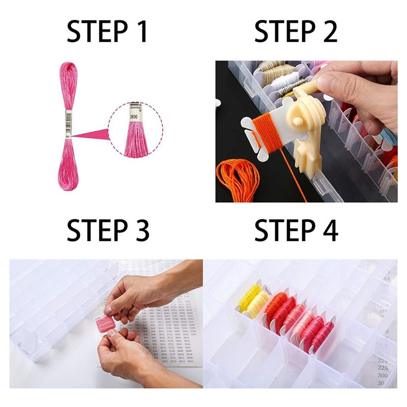 PORK-Floss Organizer Box met b - Embroidery Removal Tool recensie en prijs