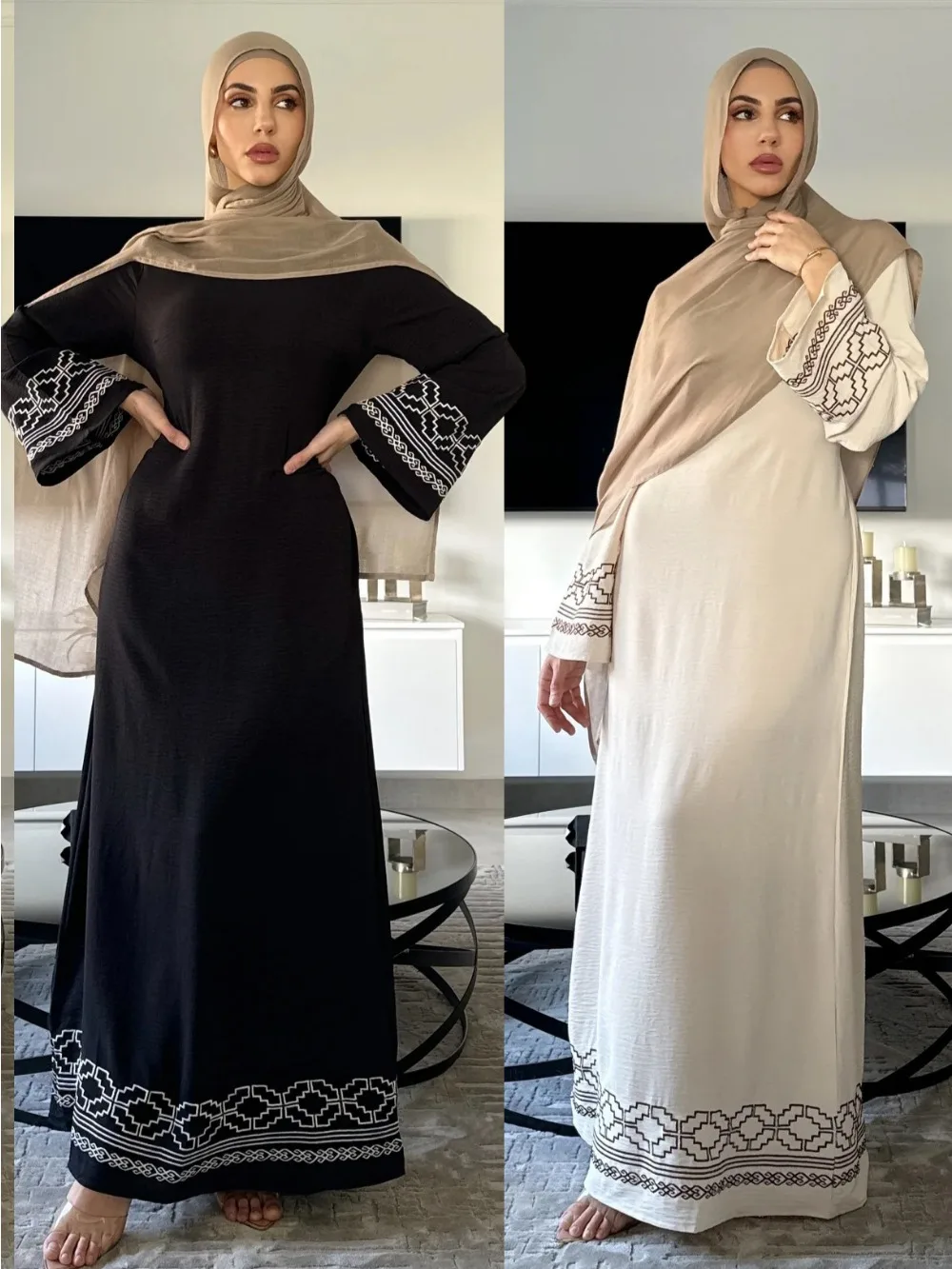 Eid Borduren Moslim Jurk voor  - Embroidery Arabic recensie en prijs