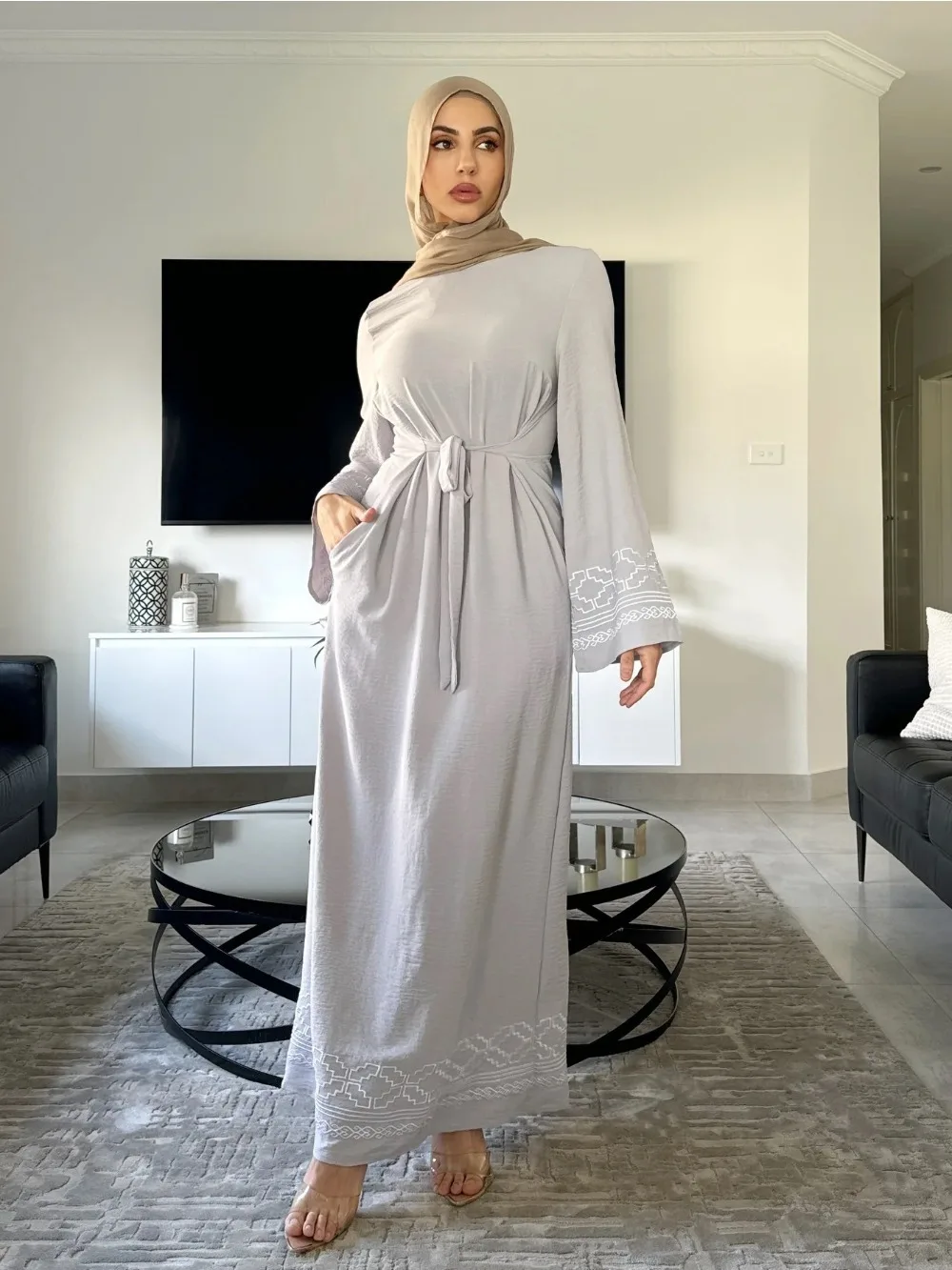 Eid Borduren Moslim Jurk voor  - Embroidery Arabic recensie en prijs