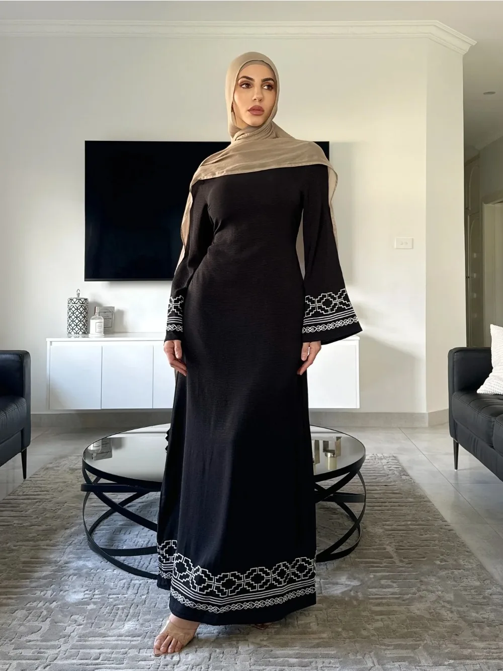 Eid Borduren Moslim Jurk voor  - Embroidery Arabic recensie en prijs