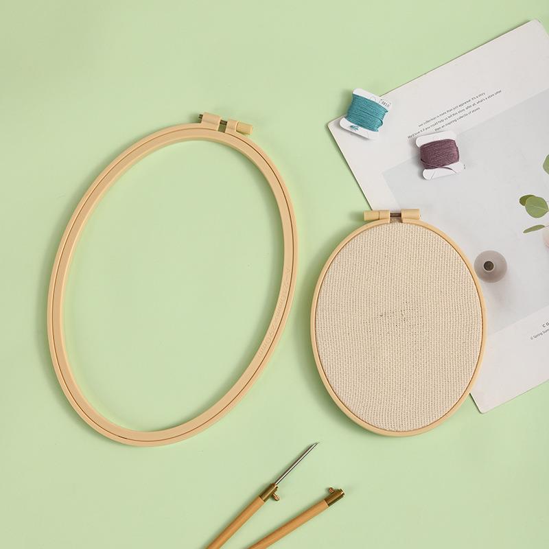 Imitatie Bamboe Plastic Ovale  - Embroidery Hoop Plastic recensie en prijs