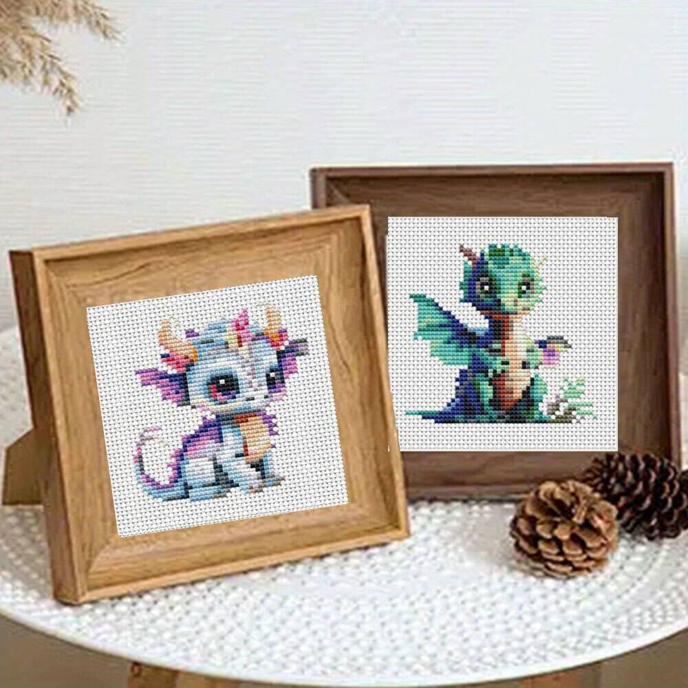 12 stuks Dragon Cross Stitch 1 - Embroidery Vs Cross Stitch recensie en prijs