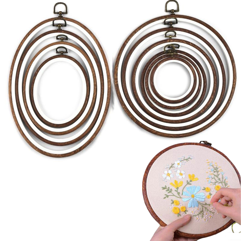 10 STKS Naaigereedschap Ronde  - Embroidery Hoop Plastic recensie en prijs