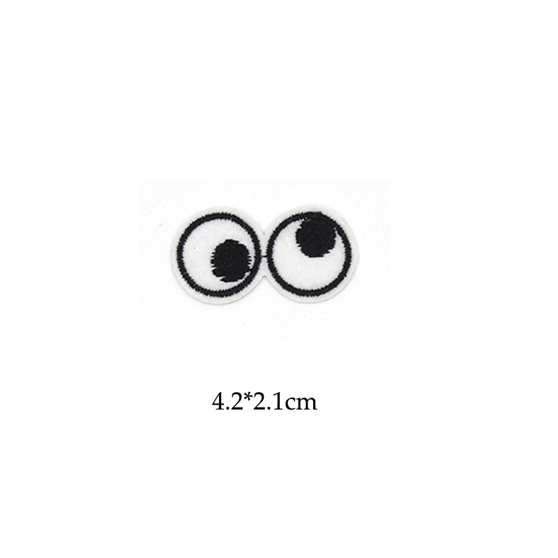 Cartoon 5 stks Ogen Borduren I - Embroidery On Black Shirt recensie en prijs
