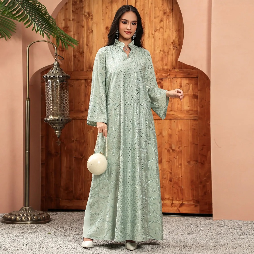 Elegante Dubai Vrouwen Jurk Ab - Embroidery Arabic recensie en prijs