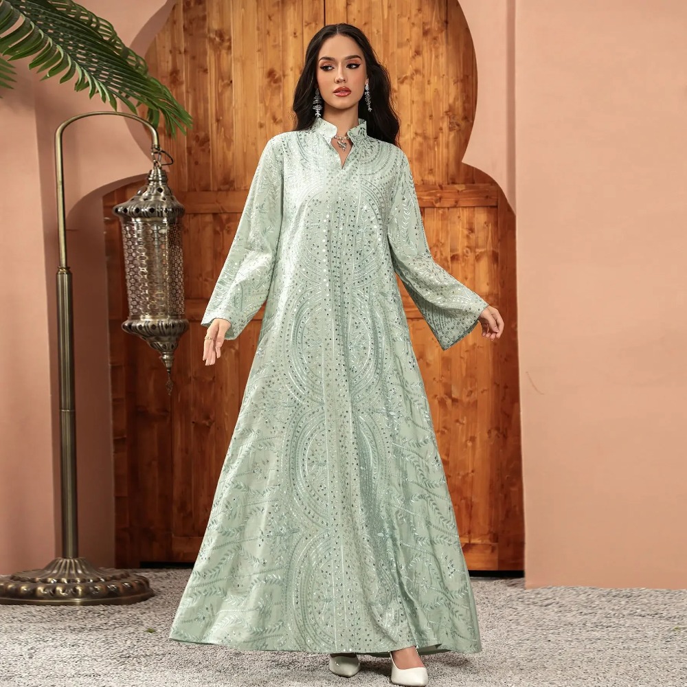 Elegante Dubai Vrouwen Jurk Ab - Embroidery Arabic recensie en prijs