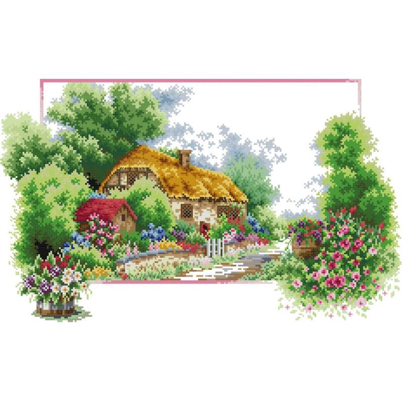 Vier Seizoenen Landschap Serie - Embroidery Vs Cross Stitch recensie en prijs