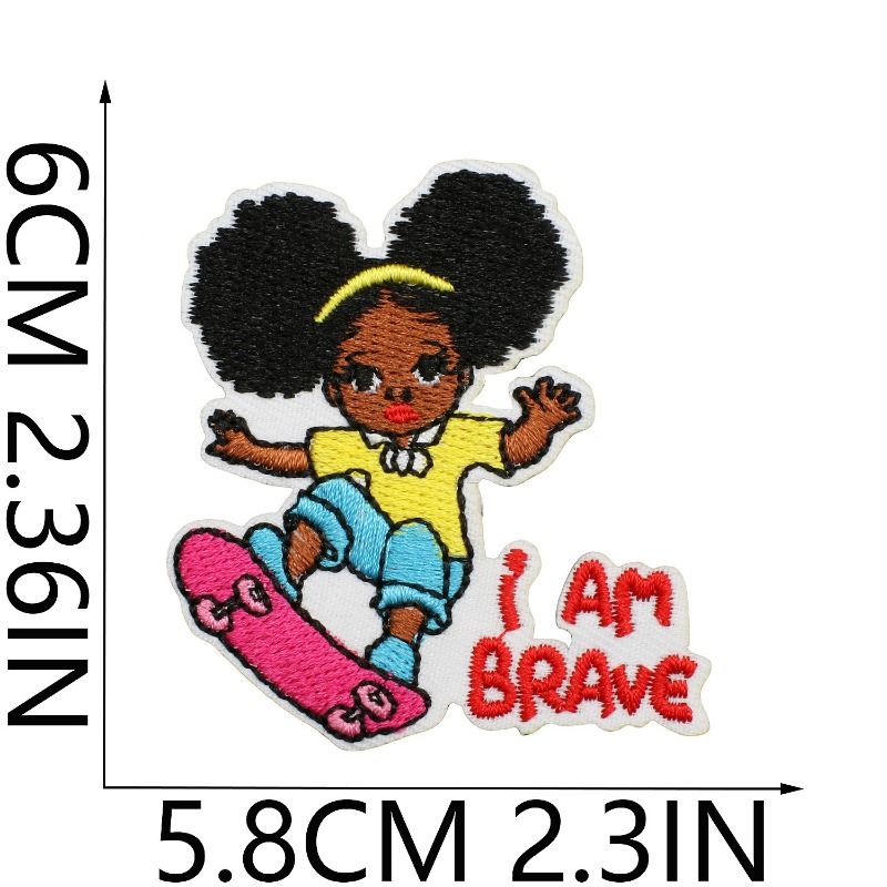 Schattig zwart meisje baby ona - Embroidery On Black Shirt recensie en prijs