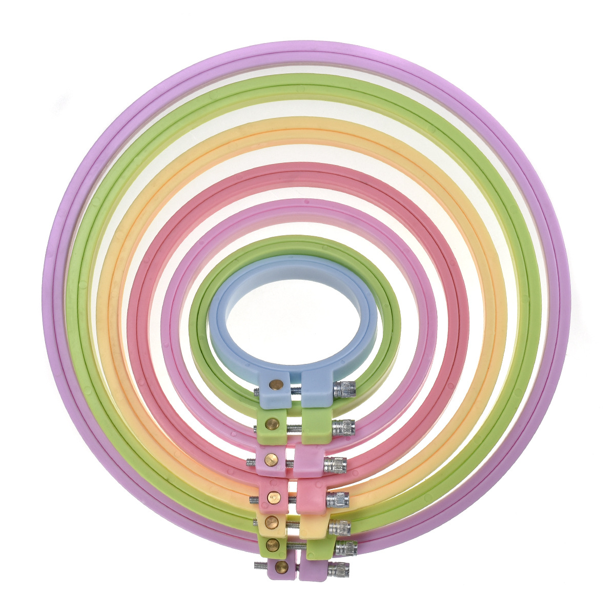 1/7 stuks 7-25cm Plastic Bordu - Embroidery Hoop Plastic recensie en prijs
