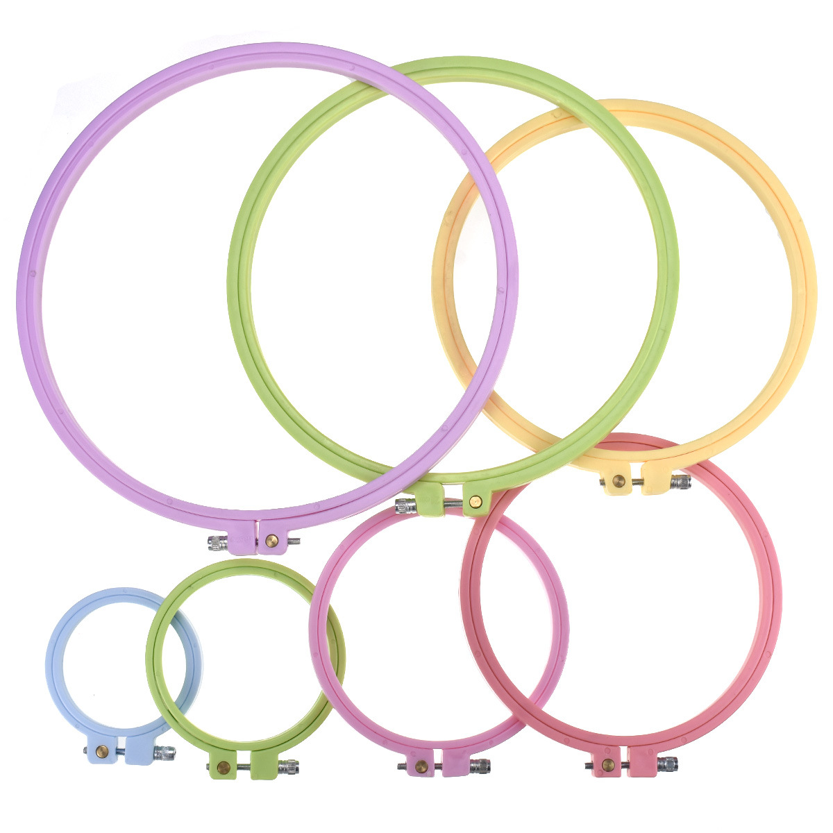 1/7 stuks 7-25cm Plastic Bordu - Embroidery Hoop Plastic recensie en prijs
