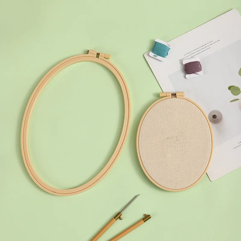 1 stks DIY Needlecraft Cross S - Embroidery Hoop Plastic recensie en prijs
