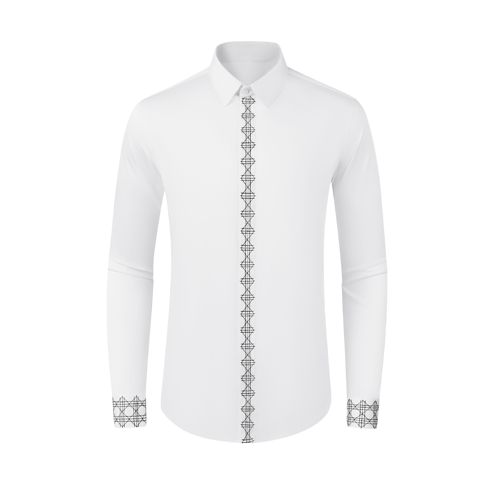 Herfst En Winter Nieuw Product - Embroidery On Black Shirt recensie en prijs