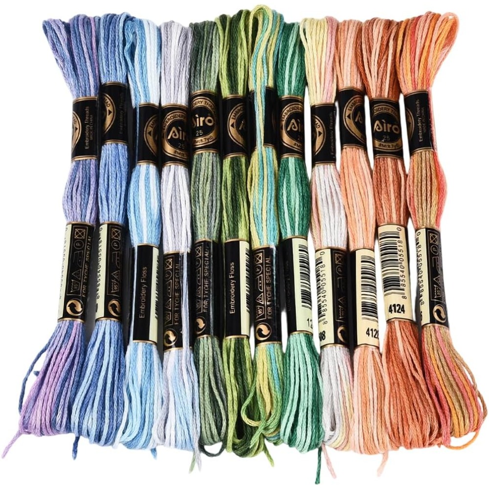 12 klosjes 105 yards kruisstee - Embroidery Gradient recensie en prijs