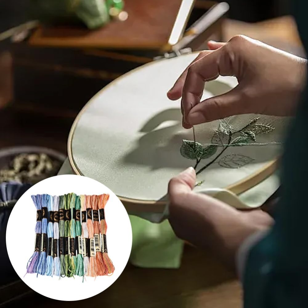 12 klosjes 105 yards kruisstee - Embroidery Gradient recensie en prijs