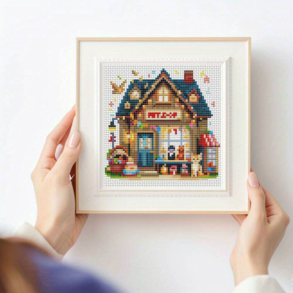 12 Stuks Borduurpakketten Huis - Embroidery Vs Cross Stitch recensie en prijs