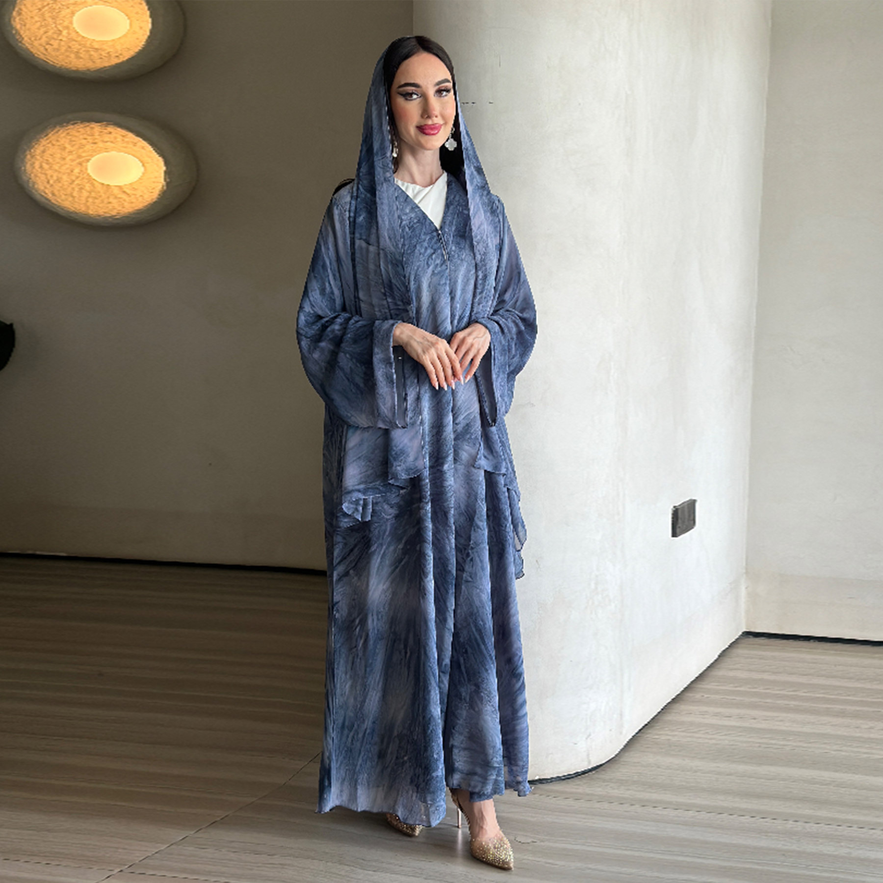 Sjaal Damesjurk Abaya Cardigan - Embroidery Arabic recensie en prijs
