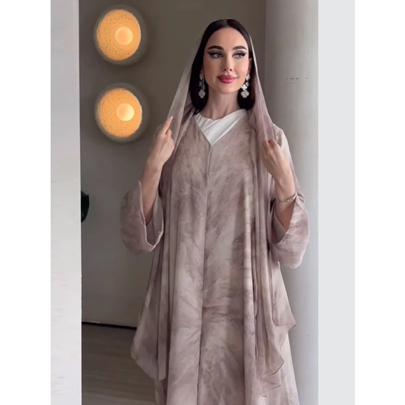 Sjaal Damesjurk Abaya Cardigan - Embroidery Arabic recensie en prijs