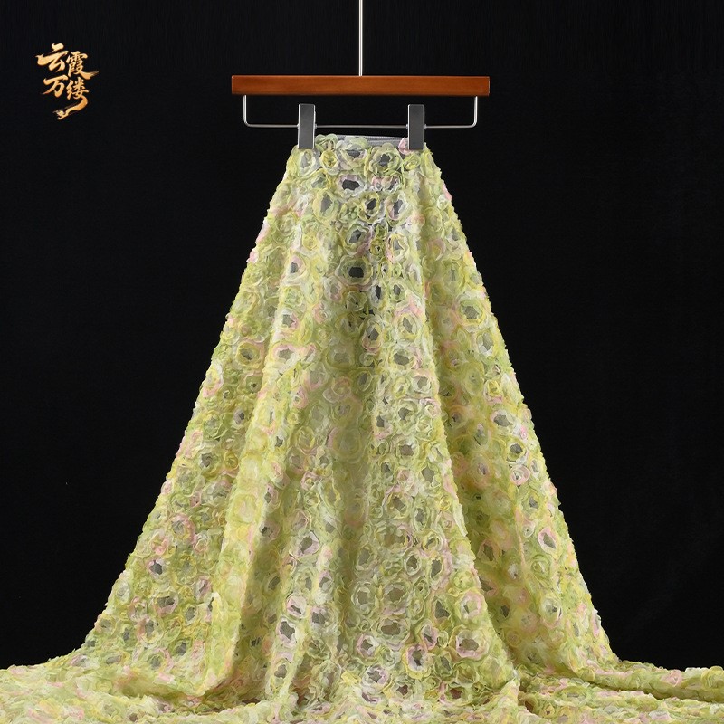 Groen verloop driedimensionaal - Embroidery Gradient recensie en prijs