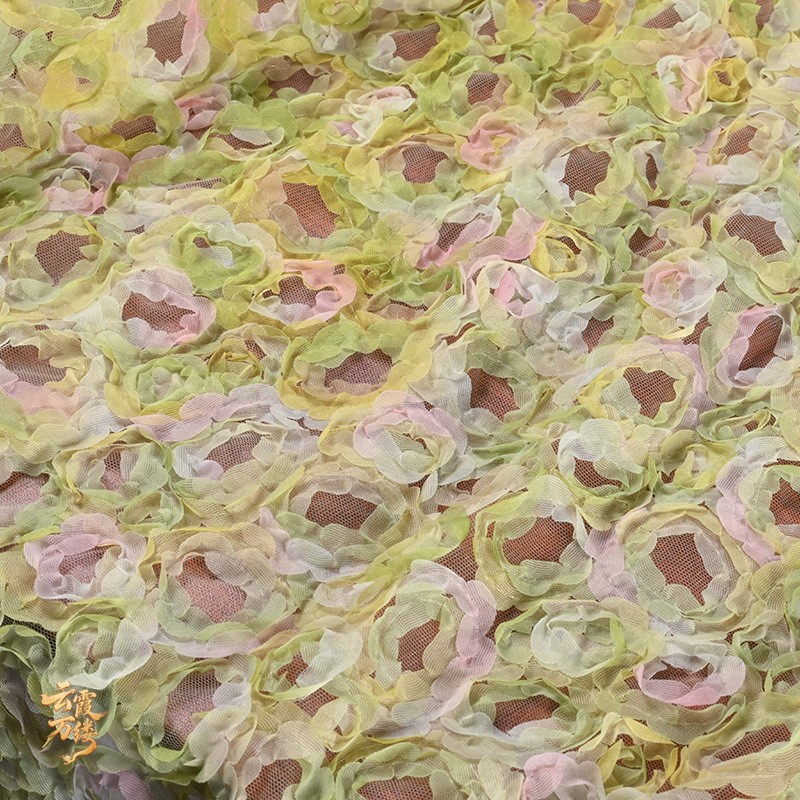 Groen verloop driedimensionaal - Embroidery Gradient recensie en prijs