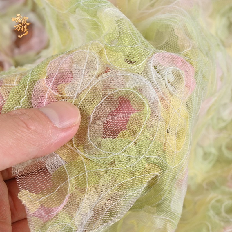 Groen verloop driedimensionaal - Embroidery Gradient recensie en prijs