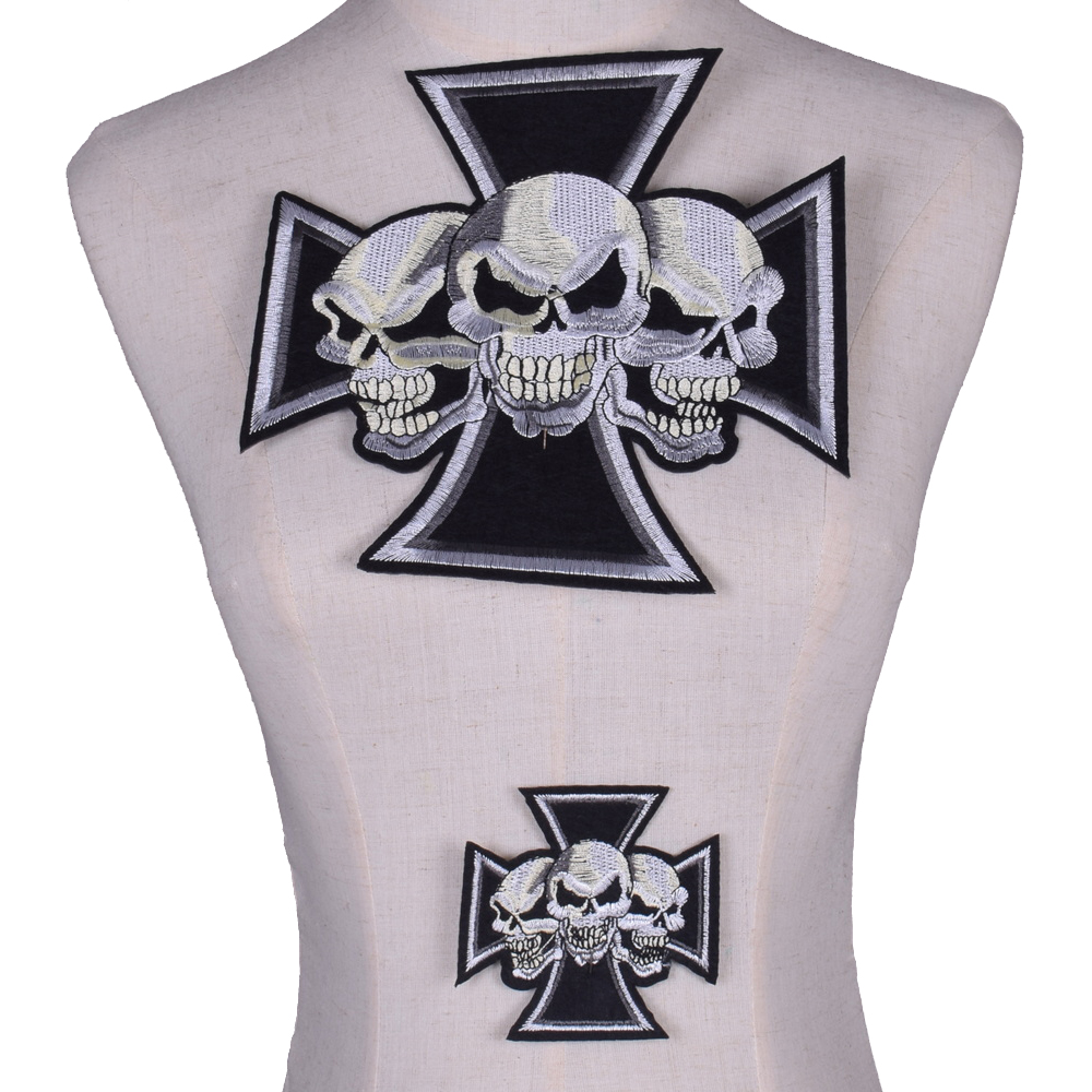 2 Stuks Ghost Skull Borduurpat - Embroidery On Black Shirt recensie en prijs