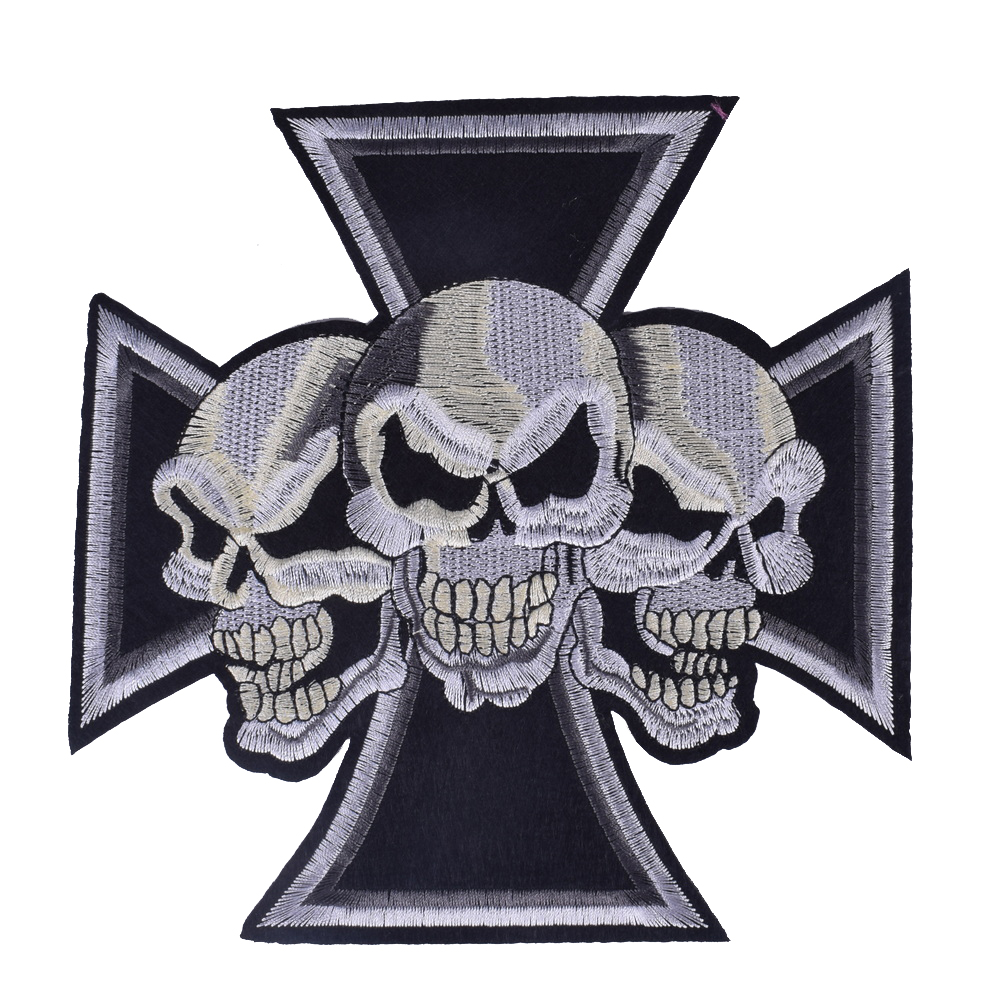 2 Stuks Ghost Skull Borduurpat - Embroidery On Black Shirt recensie en prijs