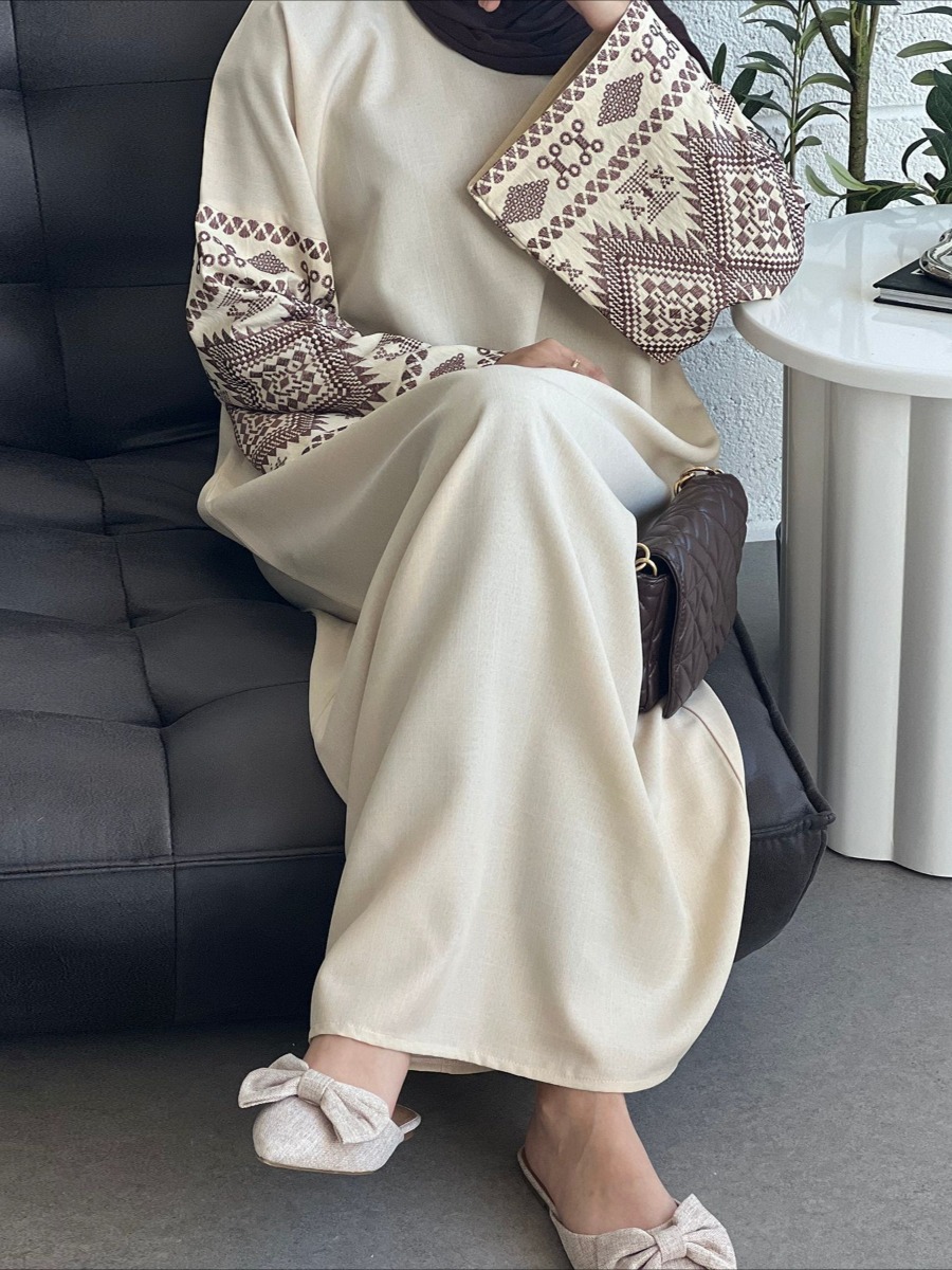 Eid Moslim Abaya voor Vrouwen  - Embroidery Arabic recensie en prijs