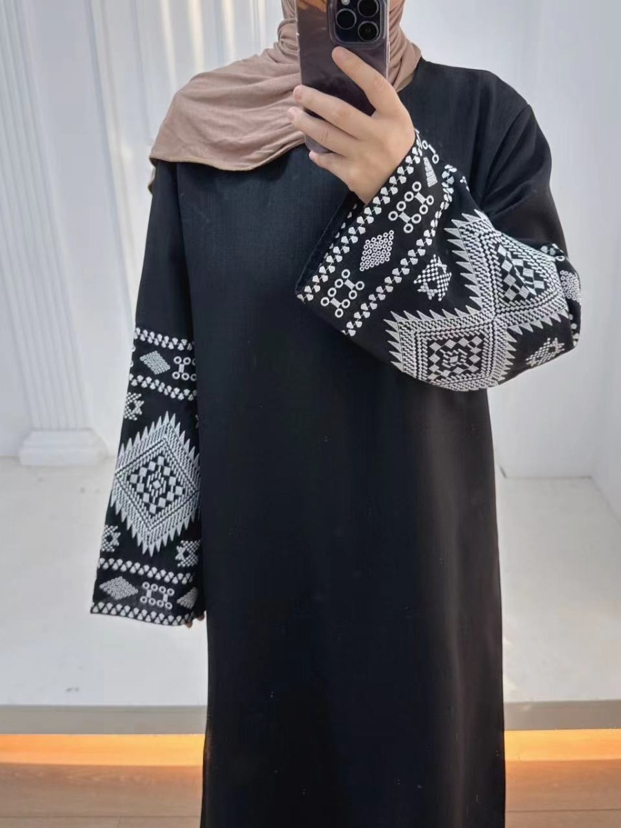 Eid Moslim Abaya voor Vrouwen  - Embroidery Arabic recensie en prijs