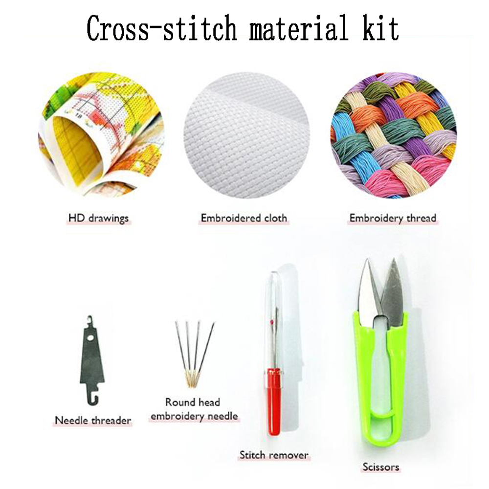 Kruissteek Borduurwerk Boshuis - Embroidery Vs Cross Stitch recensie en prijs