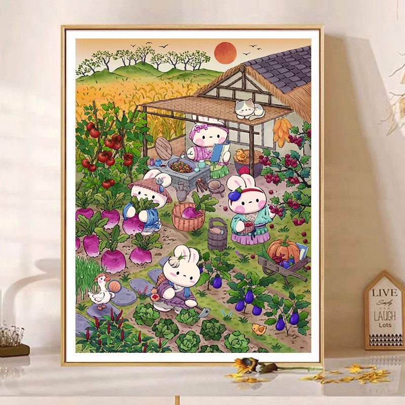 Herfst Tuin Konijnen Handwerke - Embroidery Vs Cross Stitch recensie en prijs