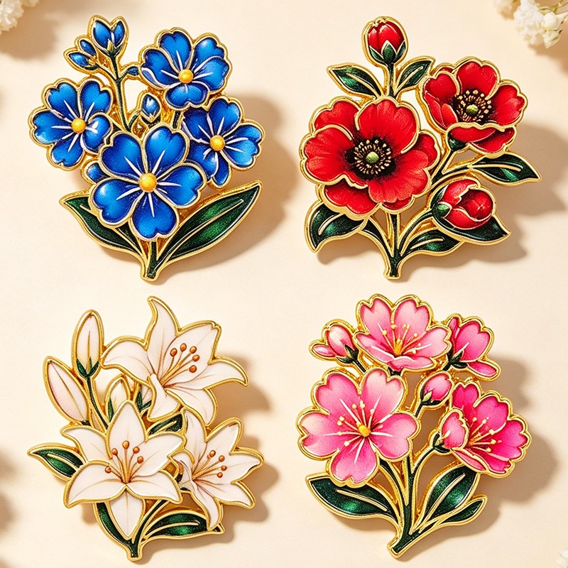 Leuke vintage kleurrijke bloem - Embroidery Wallpaper recensie en prijs