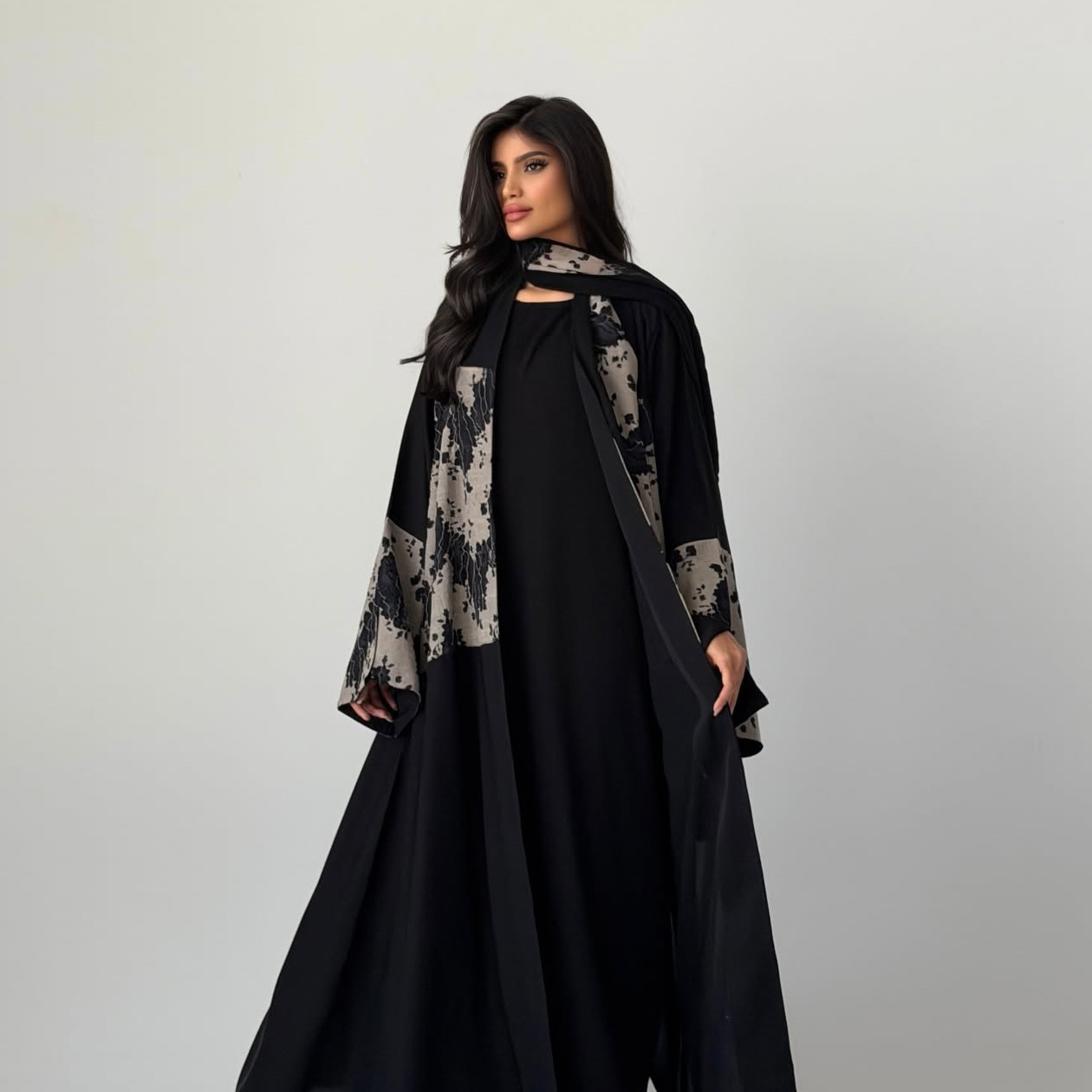 Vrouwen Eid Abaya Hijab 2-deli - Embroidery Arabic recensie en prijs
