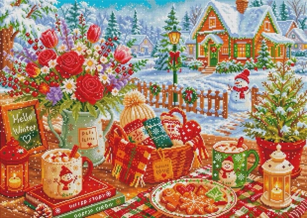 9CT 14ct Winter Gedrukte Kits  - Embroidery Vs Cross Stitch recensie en prijs